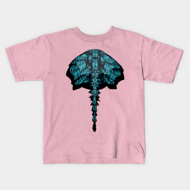 Horseshoe Crab Kids T-Shirt by Zenferren